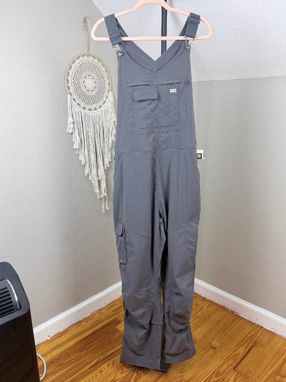 Duluth Trading Co | Gray Heirloom Gardening Bib Overalls Slim Leg